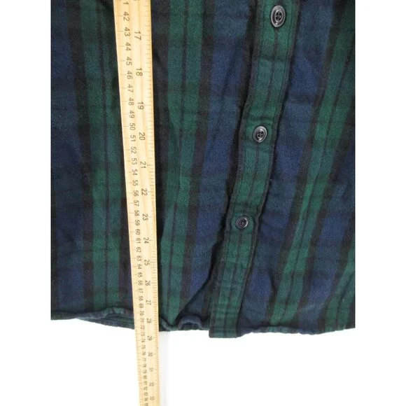 J Crew Shirt XL Midweight Flannel Double Brushed Classic Tartan Plaid - Picture 4 of 11